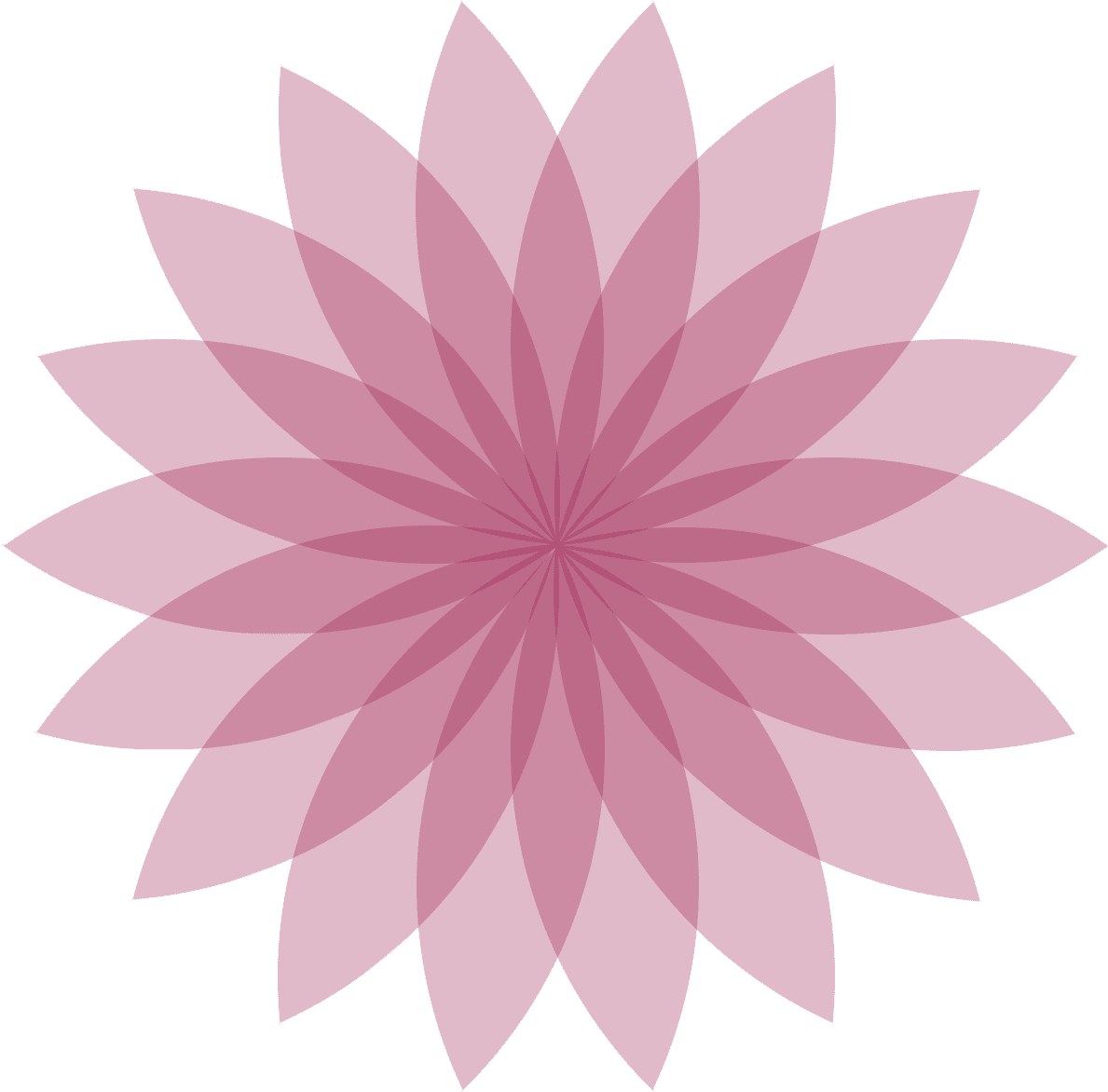 stylized lotus flower